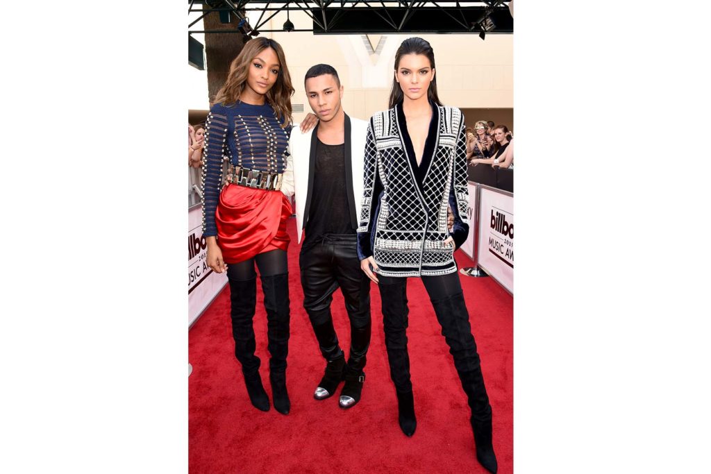 Balmain x HM Olivier-Rousteing-Jourdan-Dunn-Kendall-Jenner