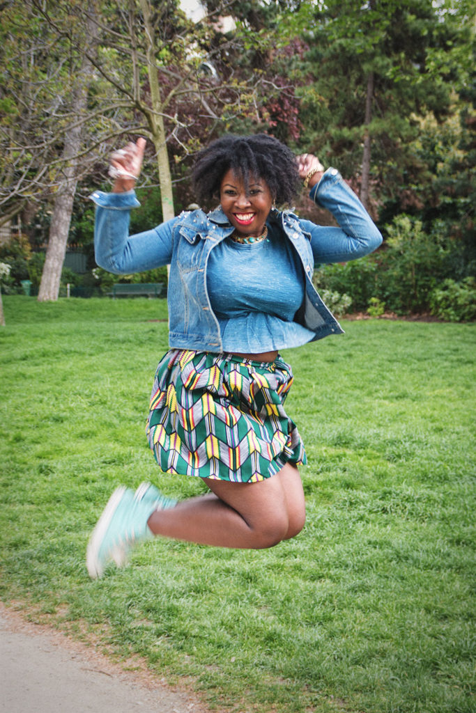 Let's talk about Turquoise Converse and Print Skirt