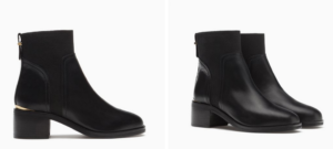 10 PAIRES DE BOTTINES MODE A 100 EUROS STRADIVARIUS 59.95