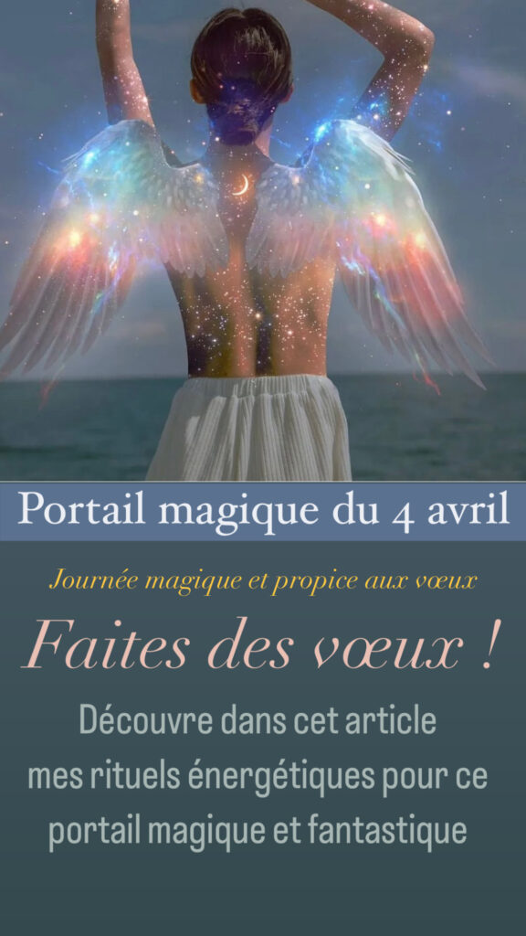 La puissance de l'intention Ce 4 avril est un jour idéal pour formuler des voeux et des intentions claires et précises. Que ce soit pour attirer l'amour, la prospérité, la santé ou tout autre désir, prenez le temps de visualiser vos souhaits avec une intention pure et sincère. Écrivez-les sur un morceau de papier et répétez-les à voix haute, en vous imprégnant de l'énergie positive qui règne en ce jour spécial.