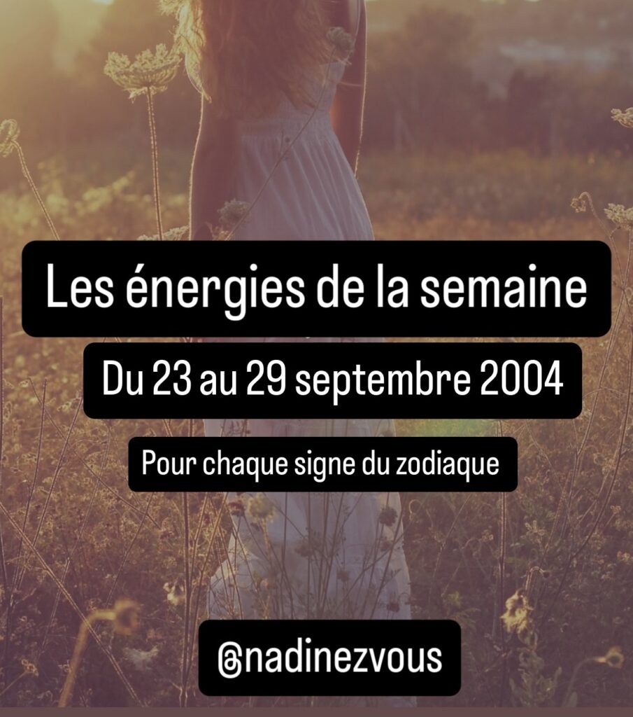 Cette semaine du 23 au 29 septembre 2024, les énergies célestes sont marquées par la quête d'équilibre apportée par l'équinoxe d'automne. 🌕✨ Chaque signe est invité à réfléchir à ses priorités, à lâcher prise sur ce qui ne sert plus et à accueillir de nouvelles opportunités. Que vous soyez à la recherche de stabilité, d'introspection ou de renouveau, cette période favorise l'harmonisation des énergies. 🌿