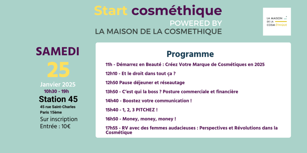 Je suis ravie de vous annoncer ma participation en tant qu’intervenante au Business & Cosméthique Event (BC Event), qui aura lieu le samedi 25 janvier 2025 dans le 15ᵉ arrondissement de Paris. Cet événement unique est une opportunité exceptionnelle pour booster votre esprit, votre business, et votre bien-être.